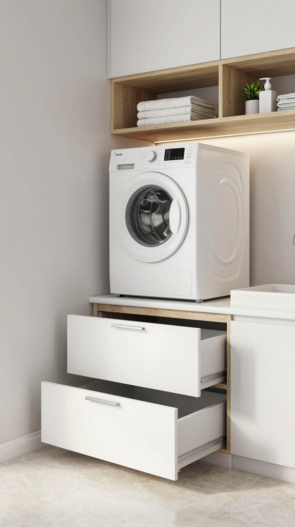 maximize laundry room storage