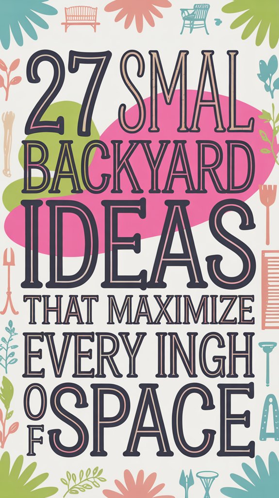 maximize small backyard space