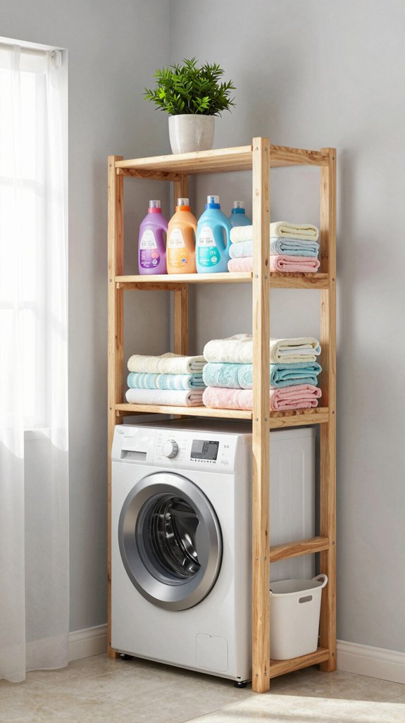 maximize space with shelving