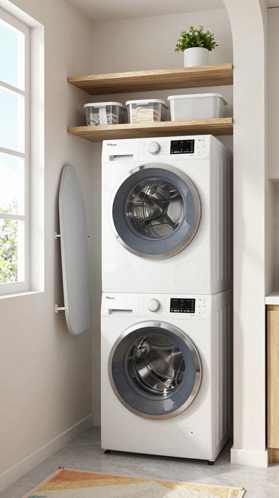maximize space with stackables