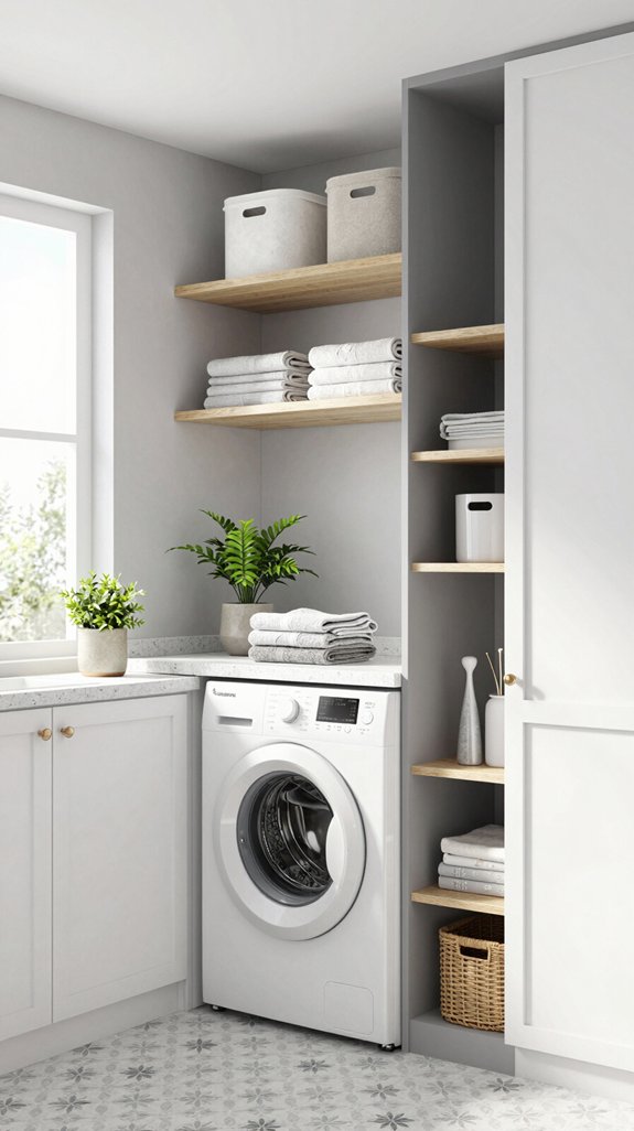 maximizing small laundry spaces