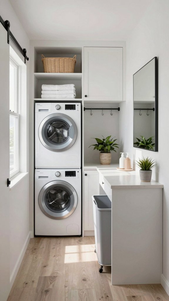 maximizing small laundry spaces