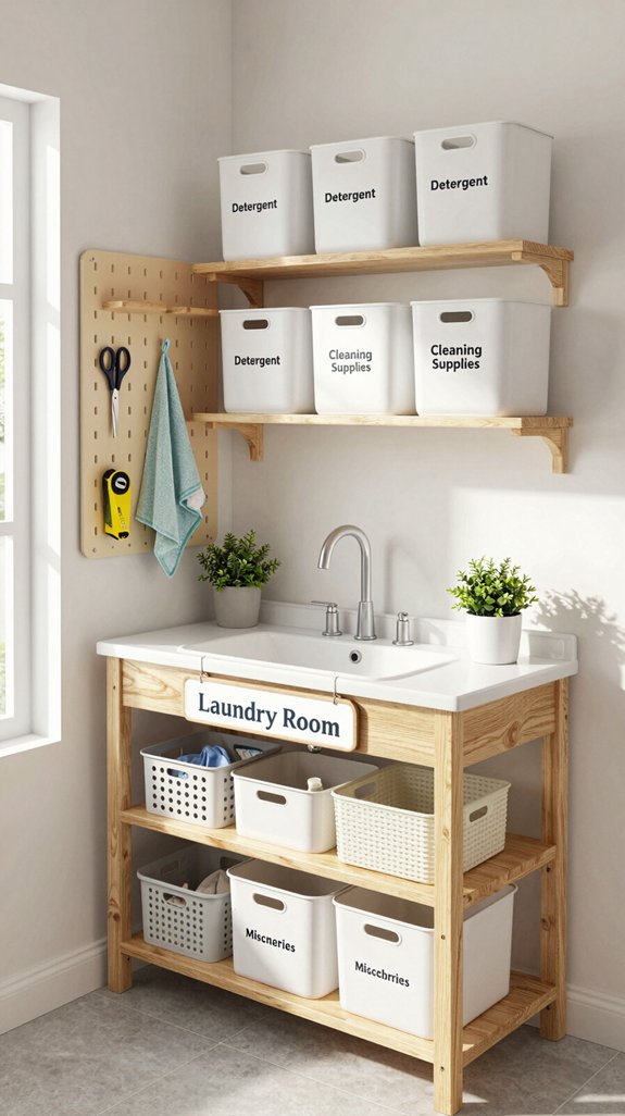 16 Laundry Room With Utility Sink Ideas 12 maximizing utility sink storage