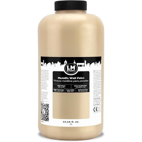 metallic champagne gold paint