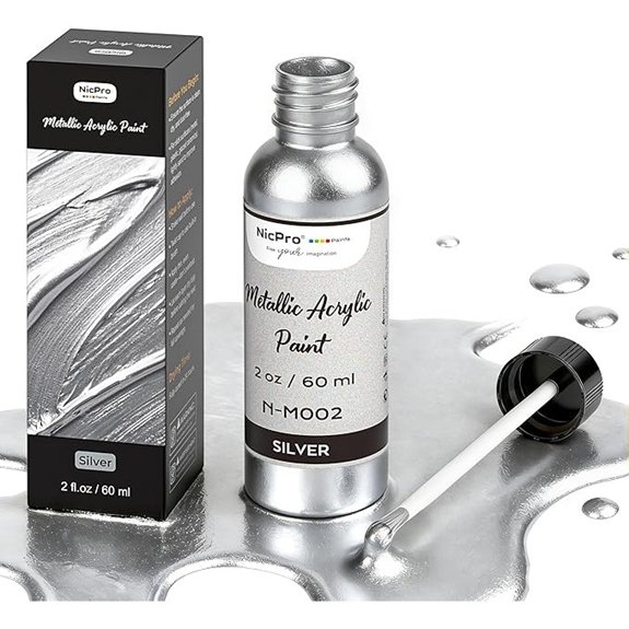 metallic silver touch up paint