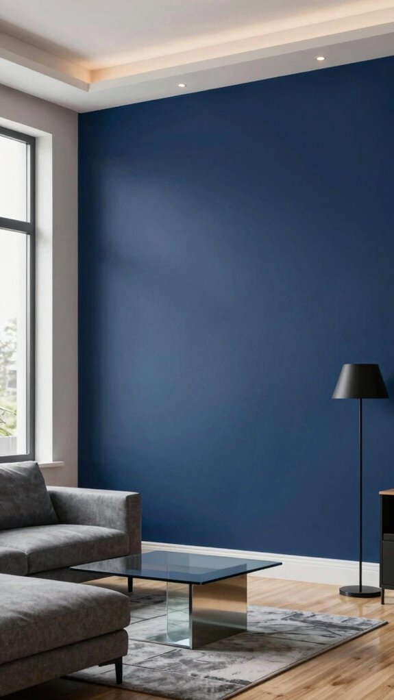 midnight blue interior paint ideas