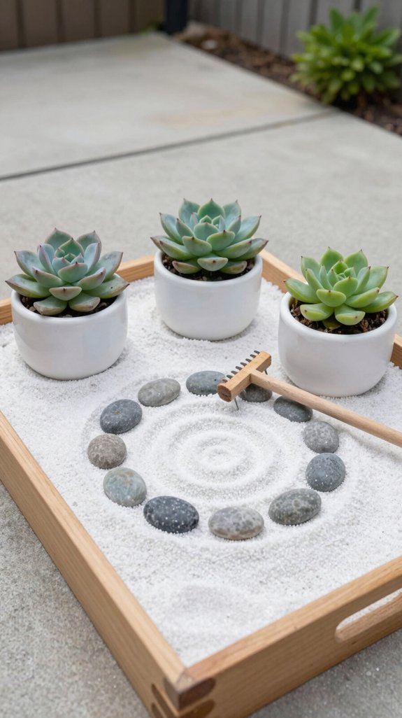 27 Backyard Ideas on a Budget That Look Surprisingly Expensive 19 mini zen garden essentials