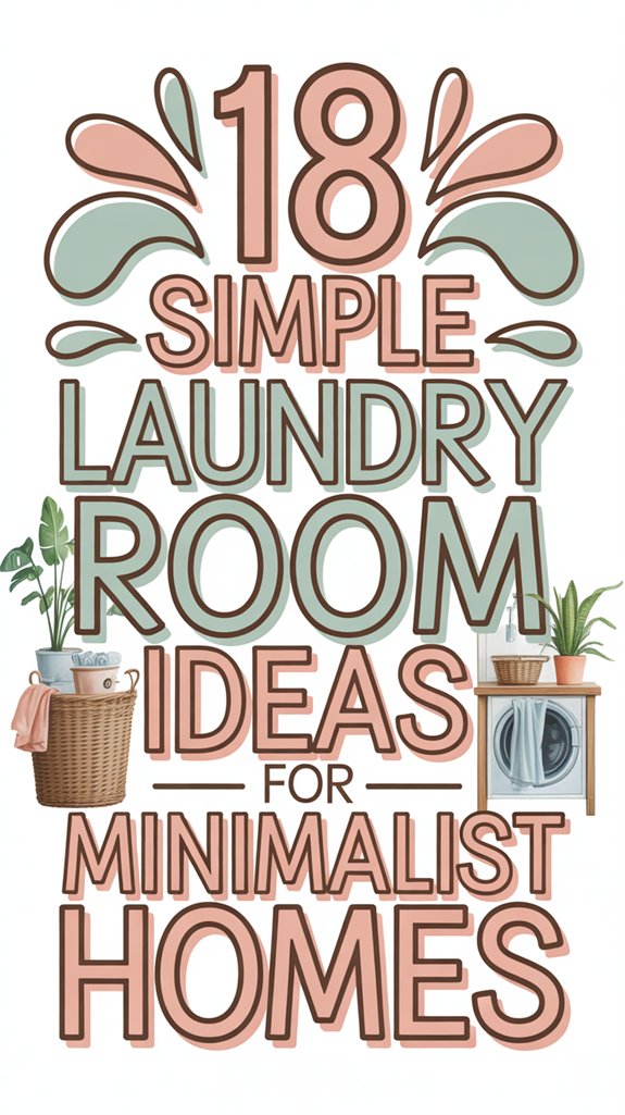 minimalist laundry room ideas