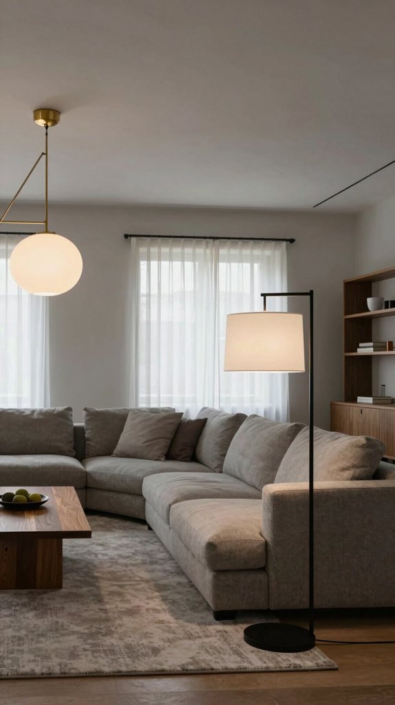 minimalist mid century fusion design