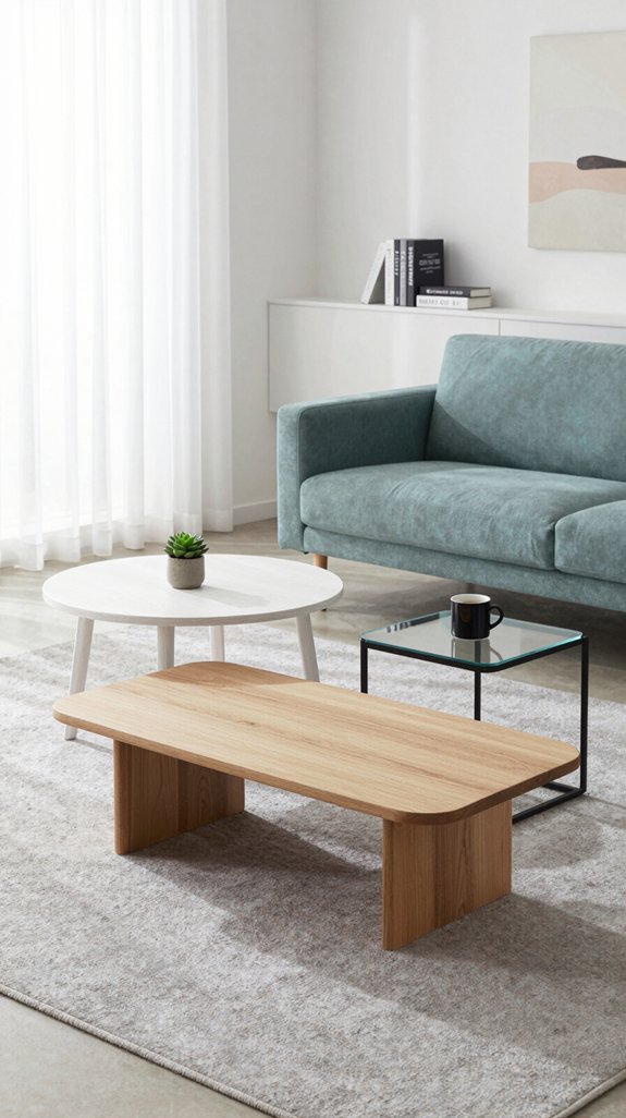minimalist scandinavian coffee tables