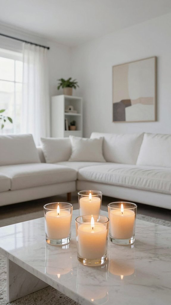 minimalist scented candle aesthetics