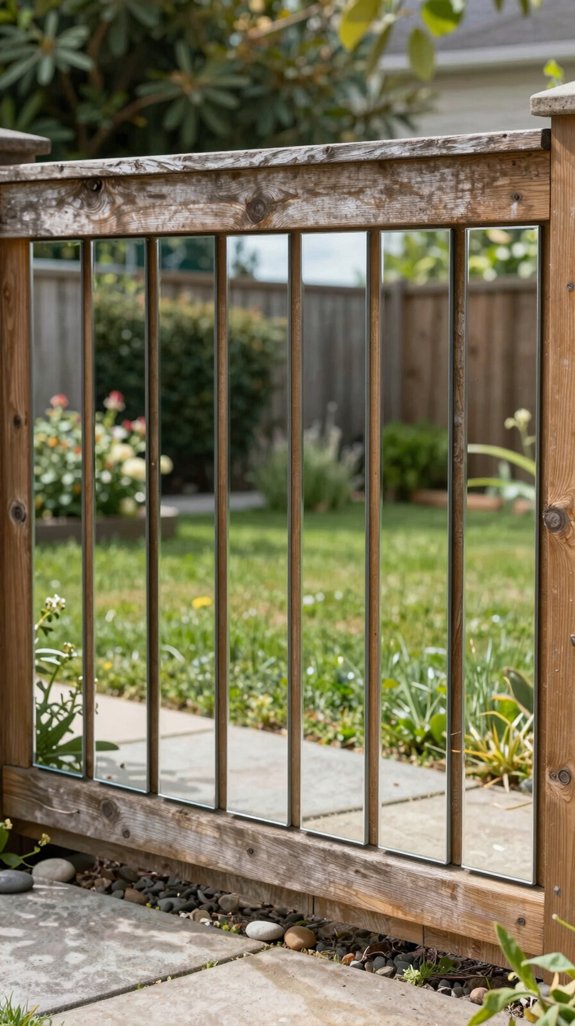 mirror fence visual expansion