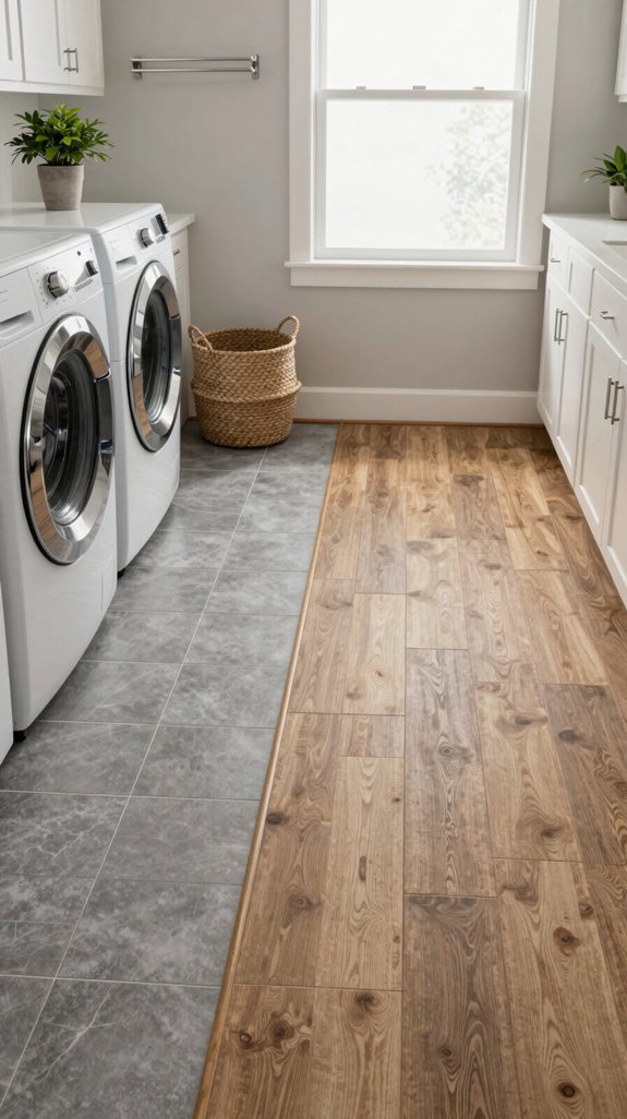 mixing flooring for style