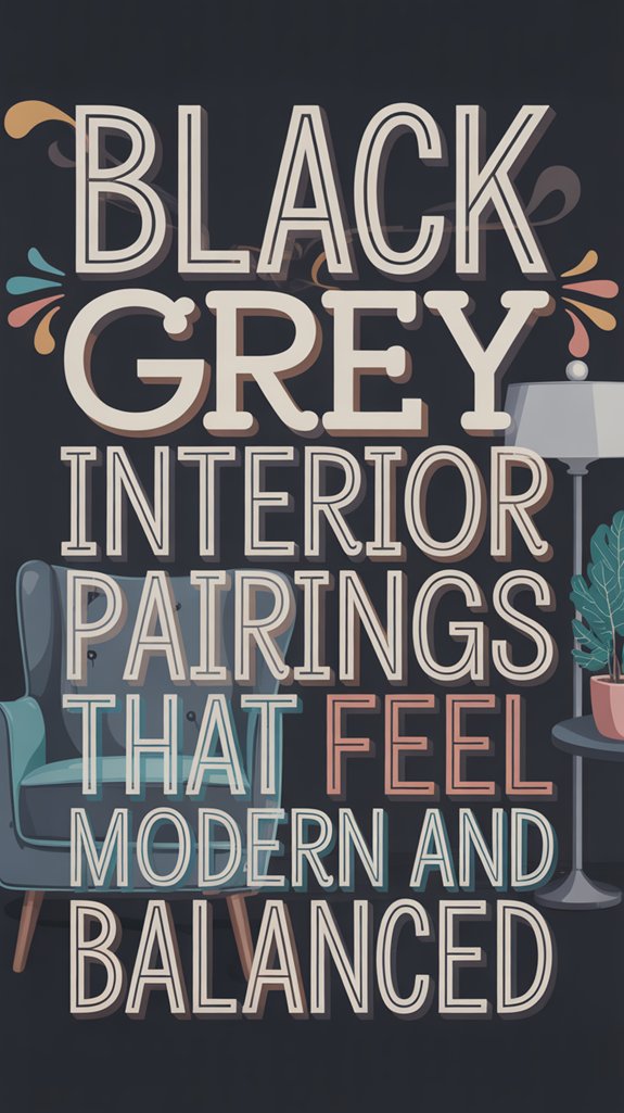 Black and Grey Interior Color Pairings That Feel Modern and Balanced 1 modern balanced black grey interiors