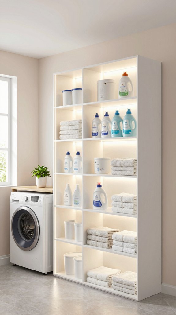 modern led shelving upgrade