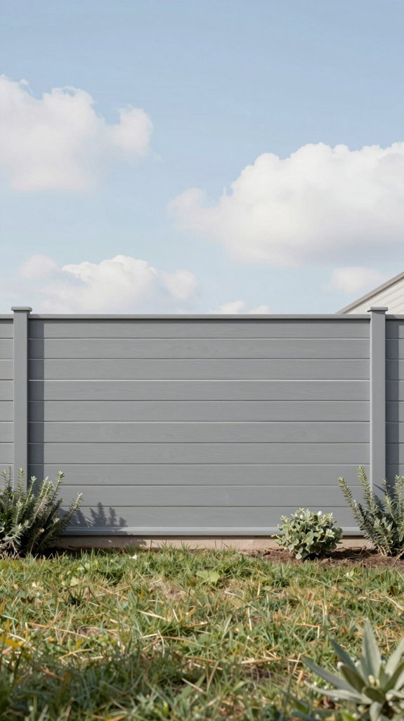 modern minimalist fence design