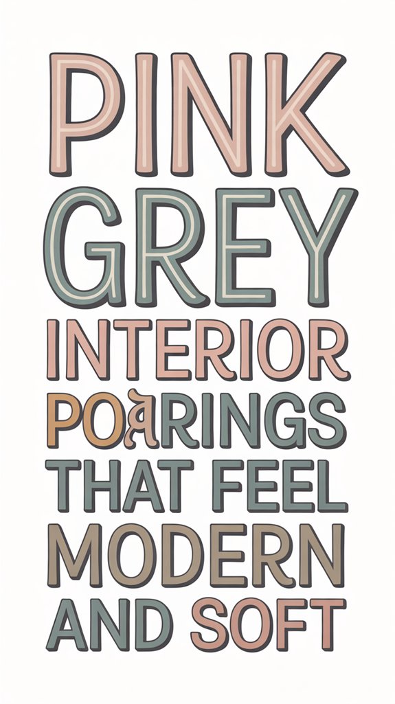 Pink and Grey Interior Color Pairings That Feel Modern and Soft 1 modern soft pink grey interiors