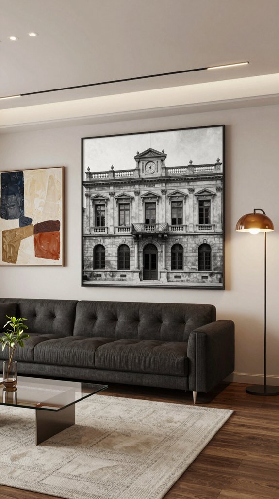 17 Modern Classic Interior Design Ideas for Living Rooms 15 modern vintage photographic art