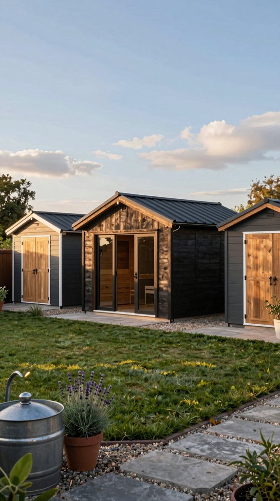 modular climate controlled workshop shed