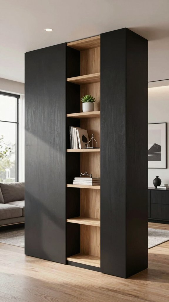 13 CNC Partition Design Ideas for Living Rooms 8 modular cnc shelving partitions