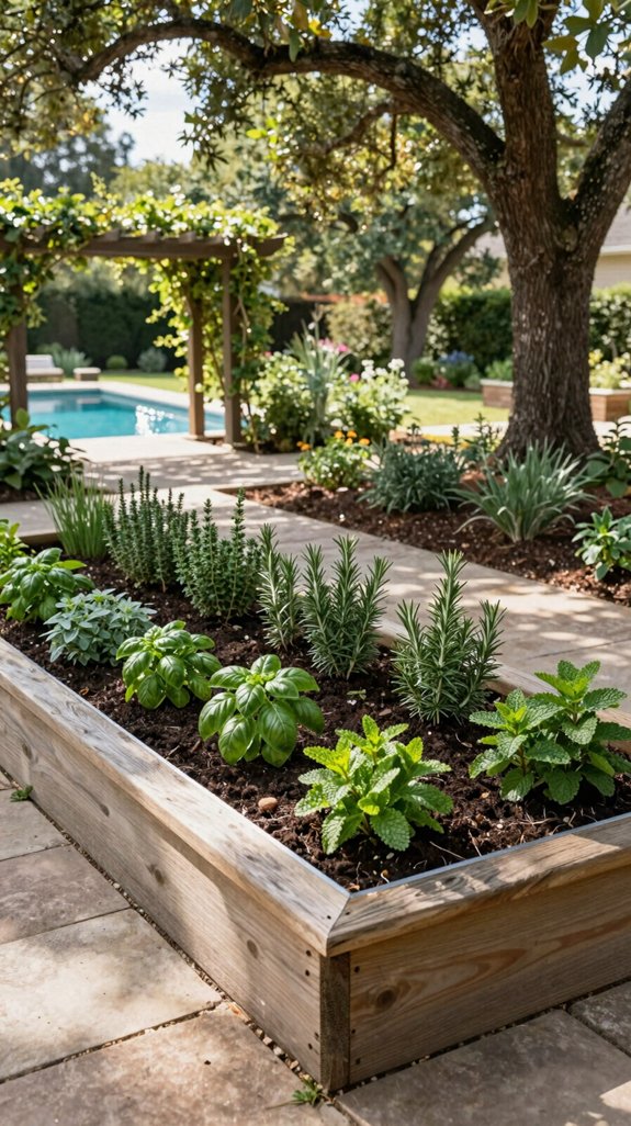 21 Dream Backyard Ideas for the Ultimate Outdoor Escape 9 modular elevated herb garden