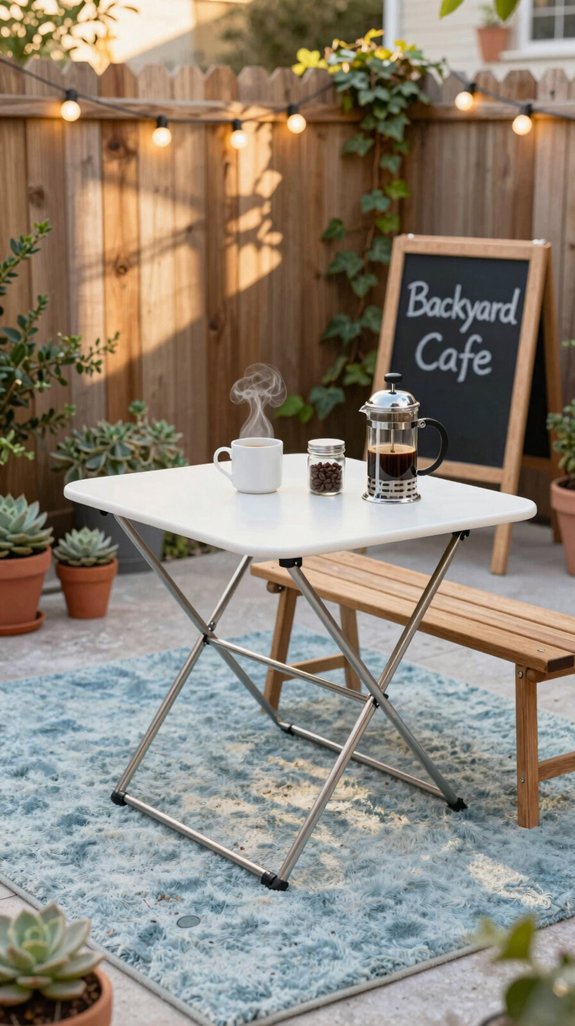 modular fold down picnic tables