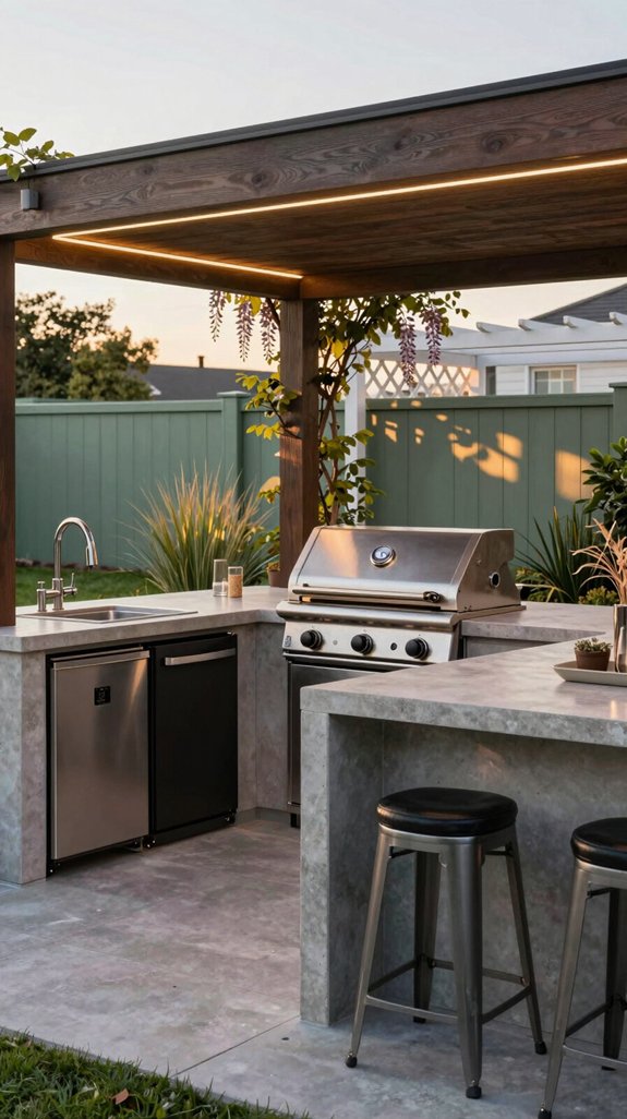modular outdoor kitchen design