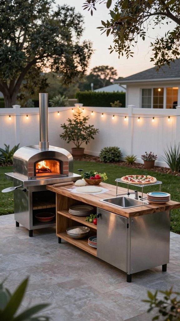 modular outdoor pizza oven