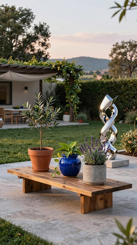 21 Dream Backyard Ideas for the Ultimate Outdoor Escape 22 modular planters with adaptive lighting
