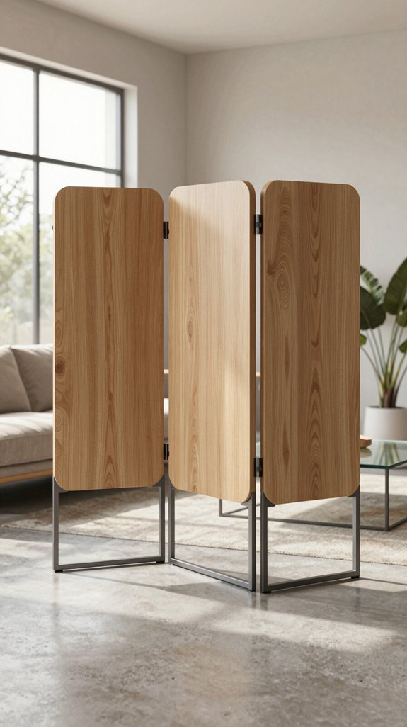 modular portable divider stands