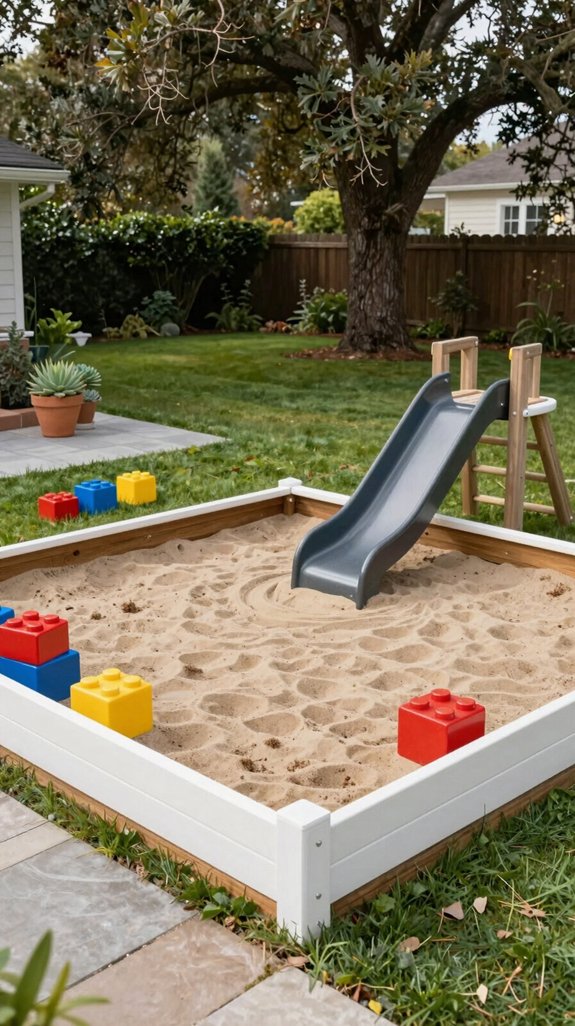 21 Dream Backyard Ideas for the Ultimate Outdoor Escape 19 modular sand filled playground