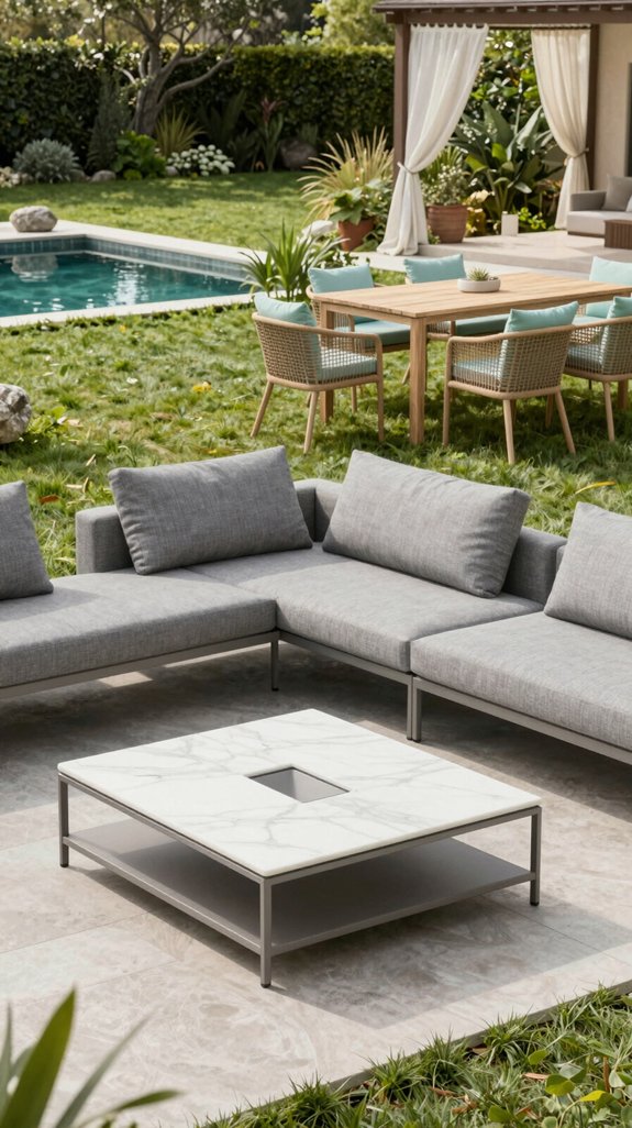 21 Dream Backyard Ideas for the Ultimate Outdoor Escape 20 modular weather proof sandbox furniture