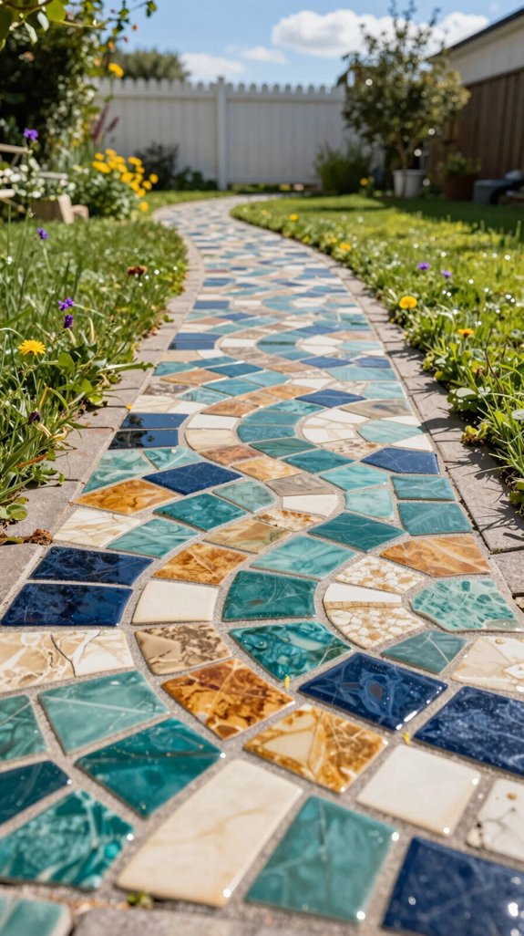 25 Backyard Inspiration Ideas You’ll Want to Copy Immediately 15 mosaic pathway installation guide