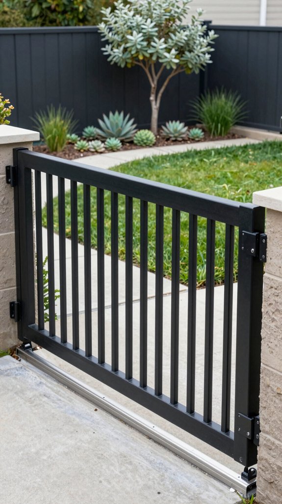 motorized sliding gate security