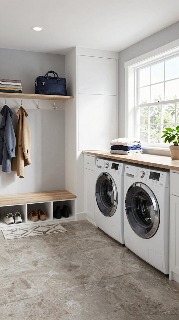 mudroom laundry combo efficiency