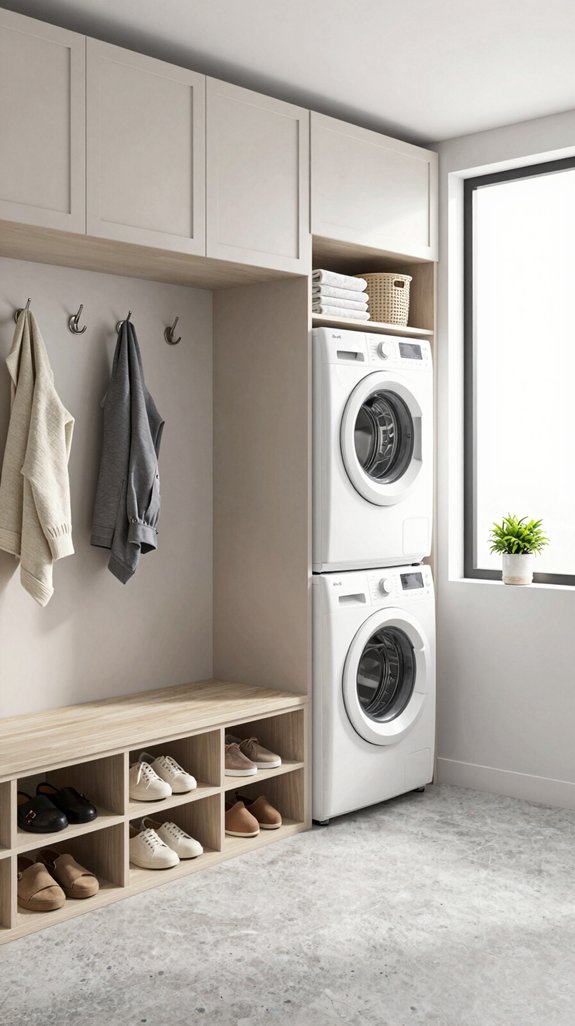 mudroom laundry efficient storage solutions