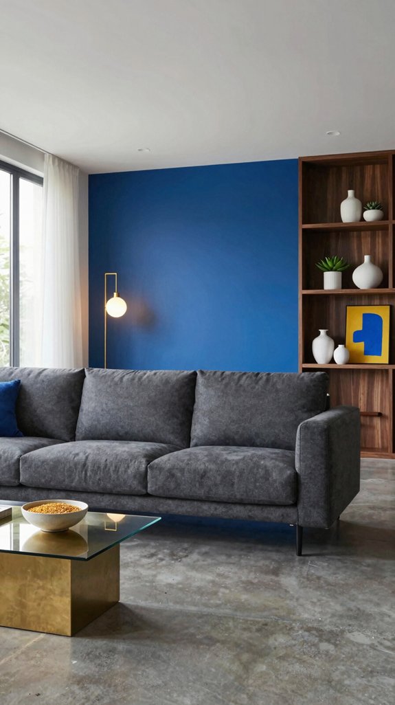 mustard cobalt dynamic accents