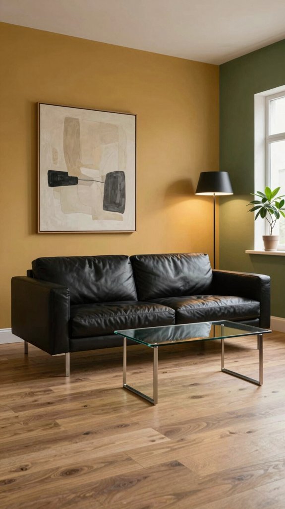 mustard olive harmonious accents