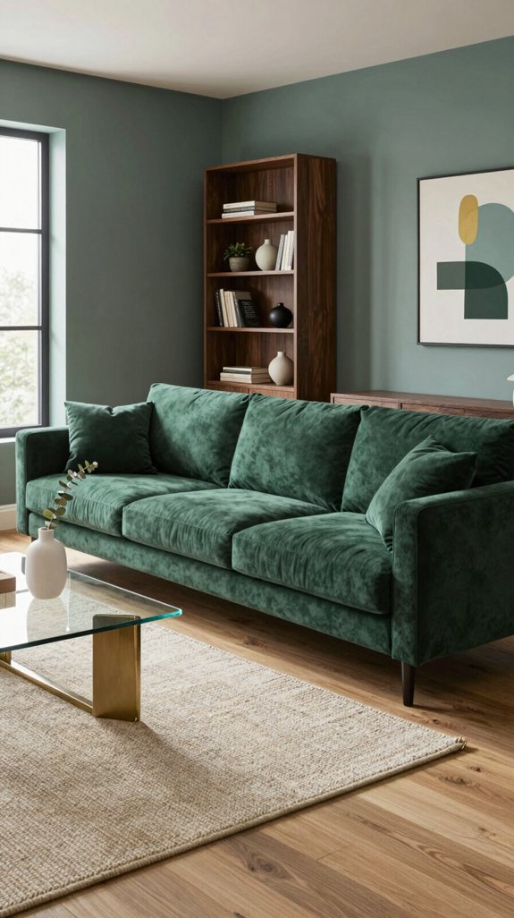 muted teal accent harmony