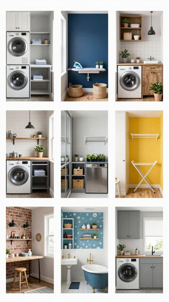 narrow laundry room solutions