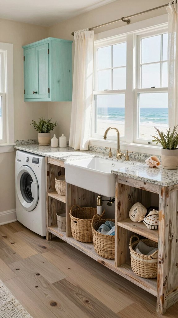 natural coastal laundry materials