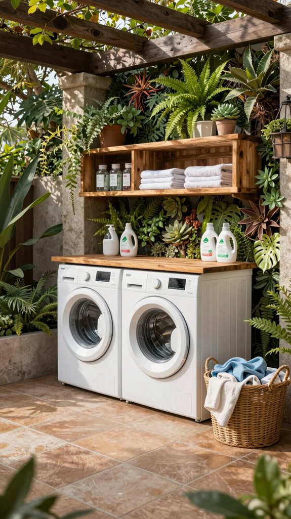 natural laundry oasis design