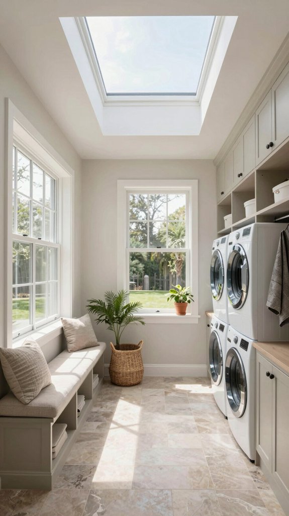 natural light through windows