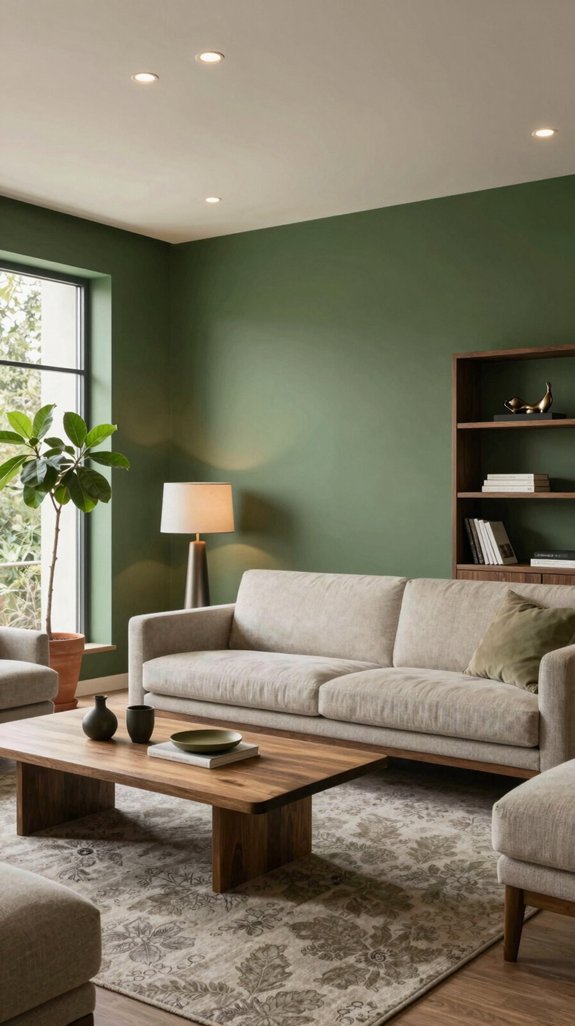 Army Green in Interiors: Colors That Complement This Earthy Shade 20 nature grounded army green interior