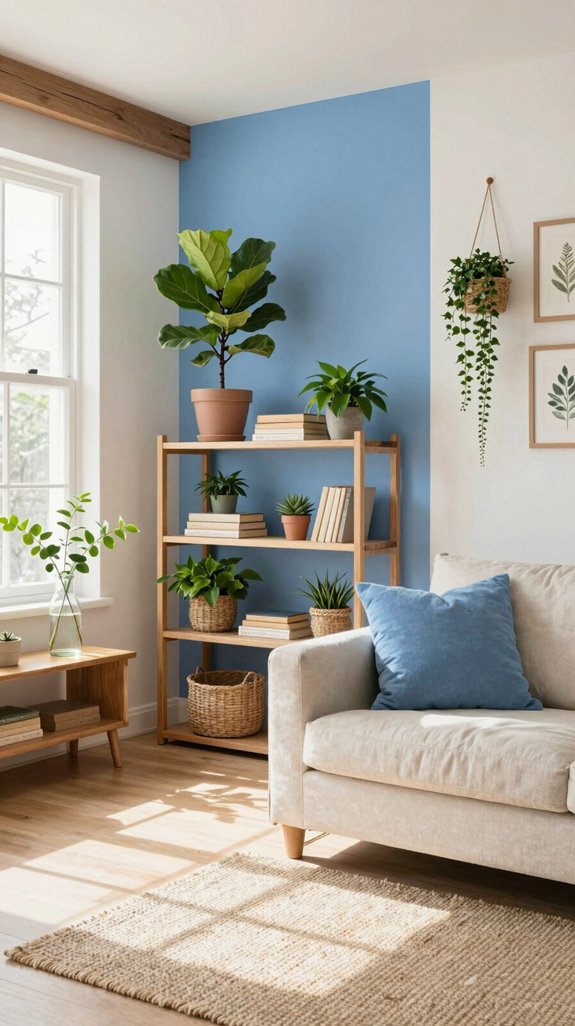 Cornflower Blue Color Pairings for Light and Charming Interiors 17 nature infused blue sanctuary