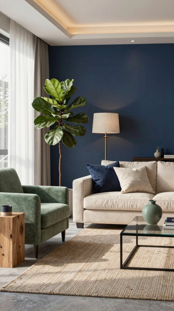 navy sage tranquil interiors