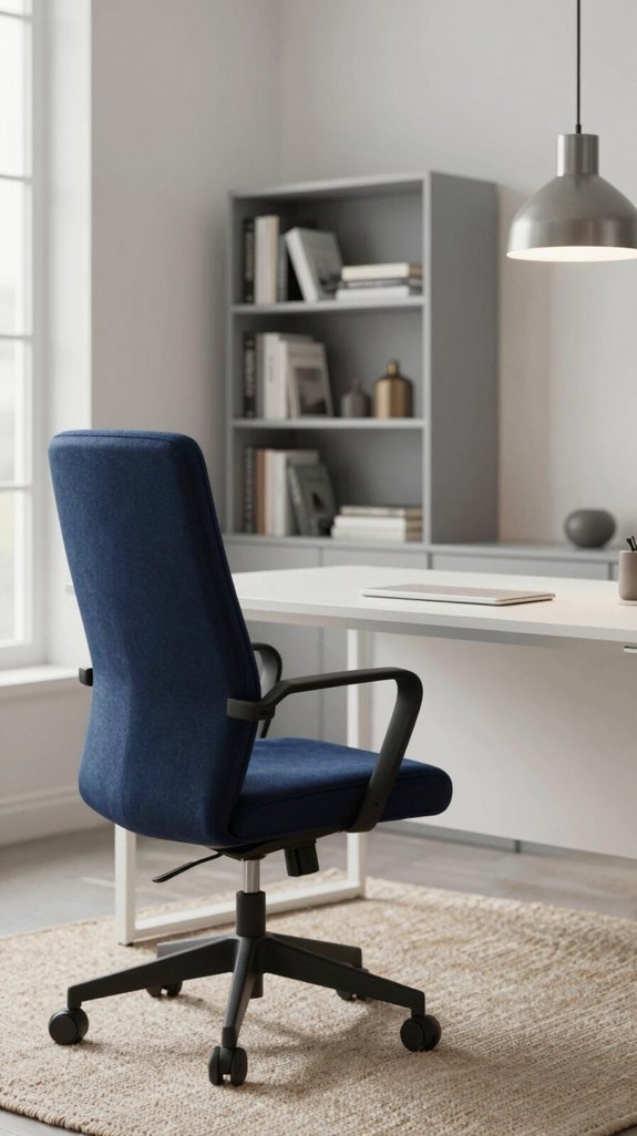 Colors That Pair Beautifully With White in Home Decor 9 navy white focused home office