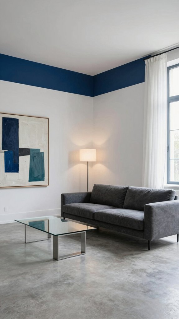 Colors That Pair Beautifully With White in Home Decor 7 navy white high contrast elegance