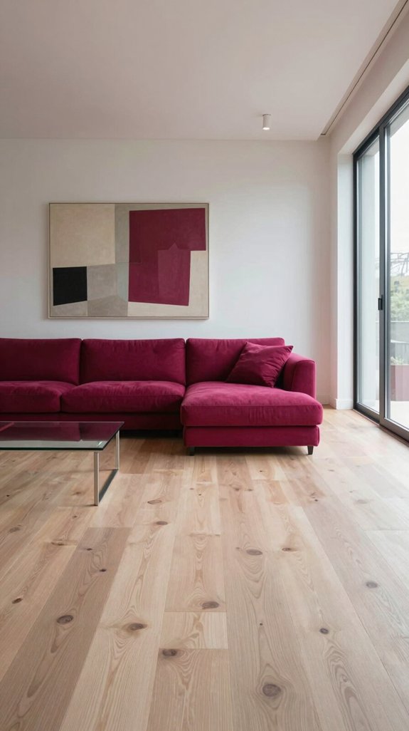 Magenta Color Pairings That Bring Energy to Interior Spaces 16 neutral floors balance magenta
