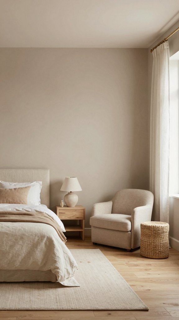 Nude Color Pairings for Soft and Neutral Interiors 6 nude base expands space
